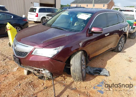 2015 Acura Mdx Technology z USA, uszkodzony, nr VIN 5FRYD4H45FB012515